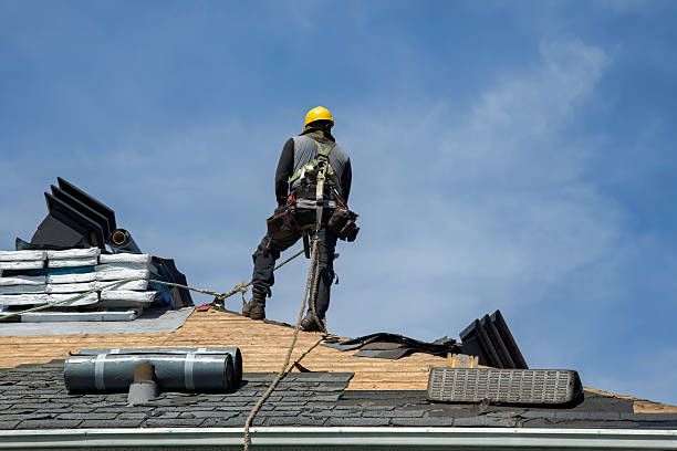Professional Gutter Installation technician working in Magnolia, AR